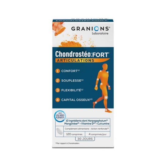 Granions Chondrostéo+ Articulaciones Fort 120 comprimidos