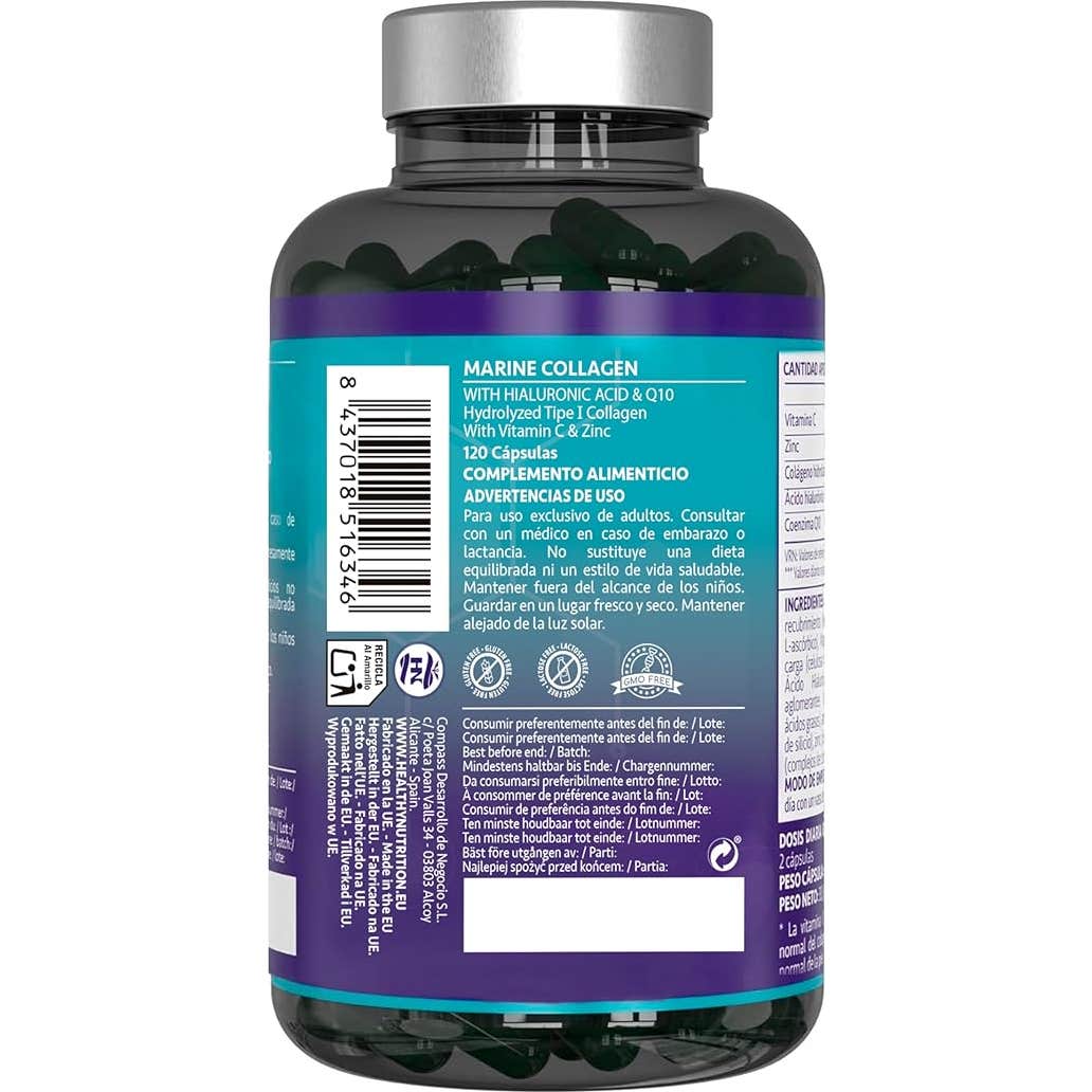 Hn Marine Collagen + Hialuronic Acid & Q10 120caps