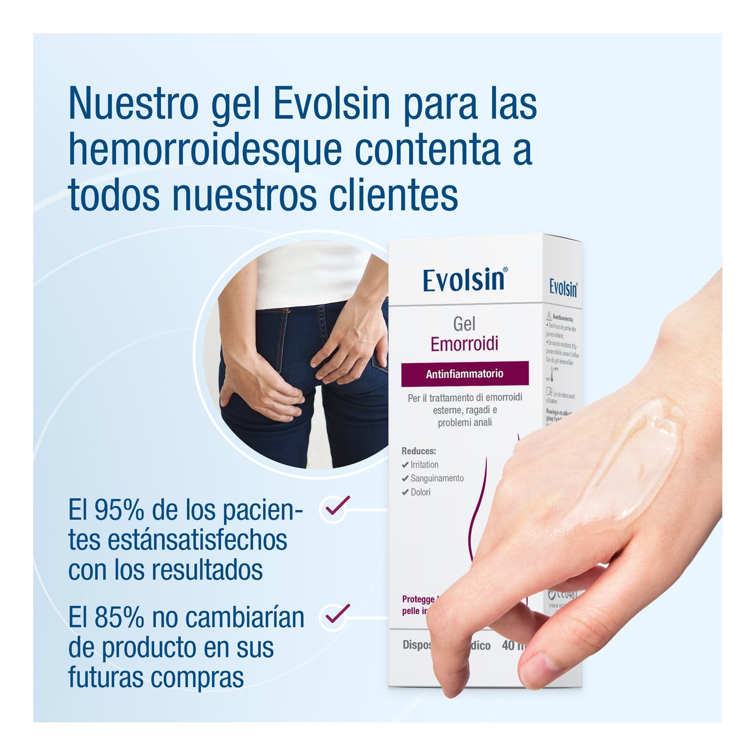 Evolsin Gel para Hemorroides 40ml