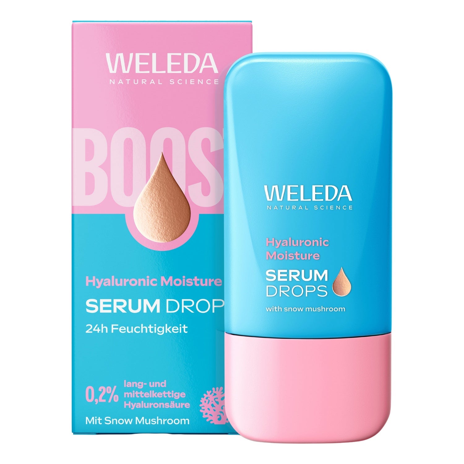 Weleda Sérum Hidratante Booster Drops con Ácido Hialurónico 30ml