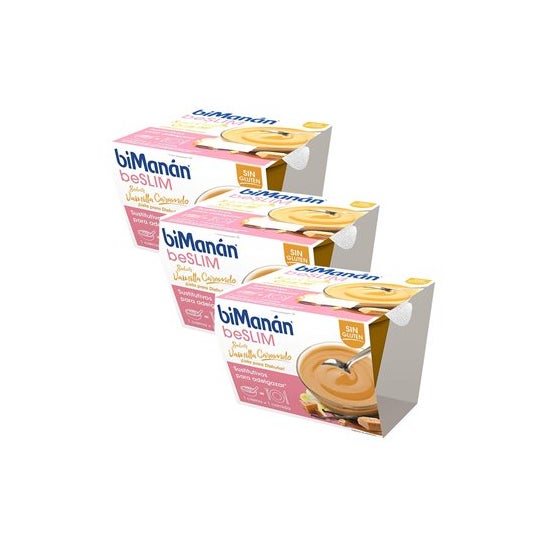 biManán beSlim Copa Vainilla Caramelo 3x210g