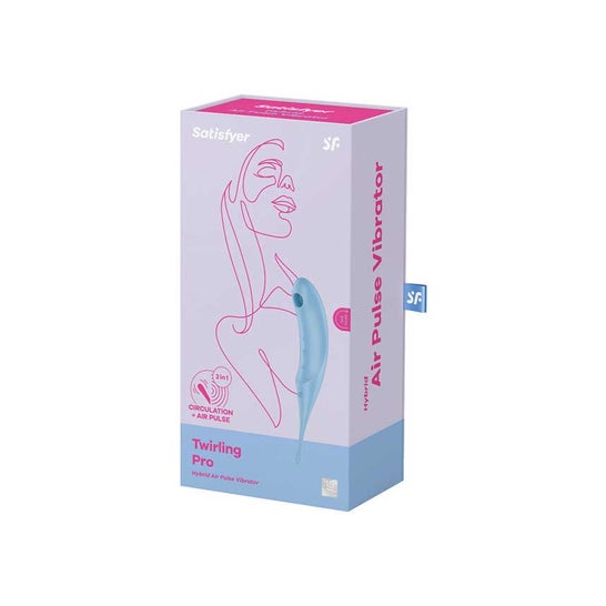 Satisfyer Twirling Pro Estimulador y Vibrador Azul 1ud
