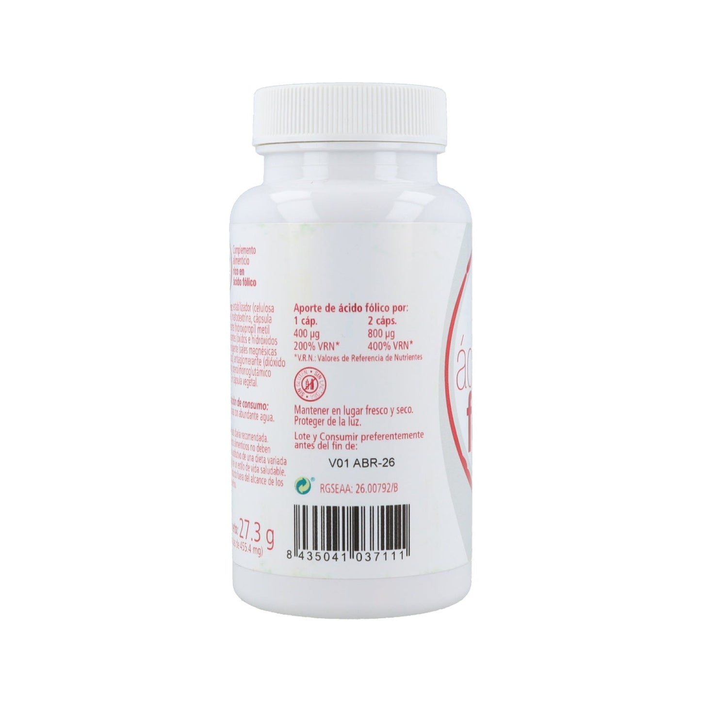 Artesanía Agrícola Ácido Fólico 60caps