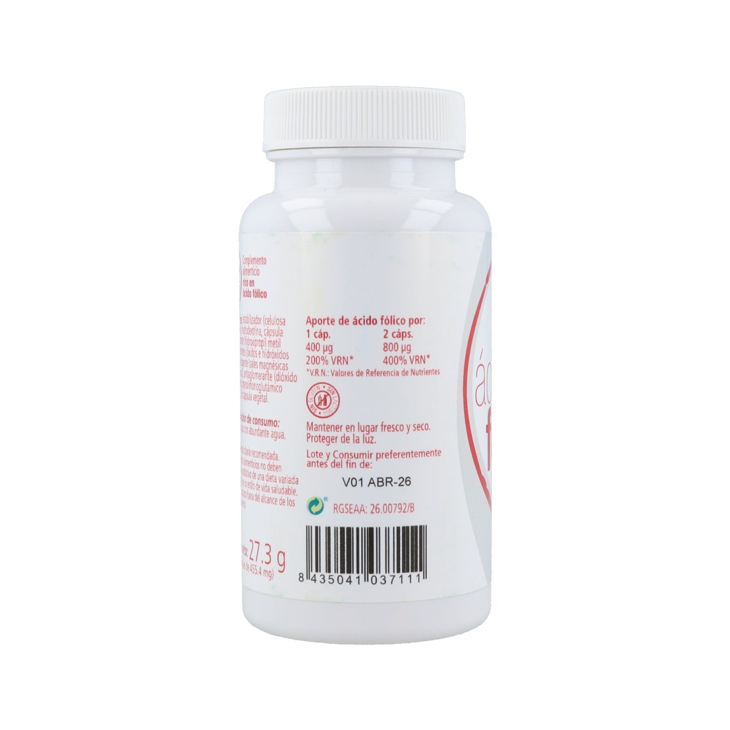 Artesanía Agrícola Ácido Fólico 60caps