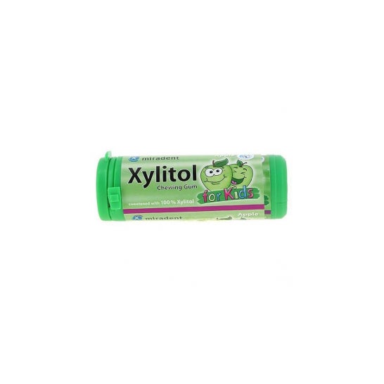 Miradent Xylitol 1Chicles Para Niños Manzana 30 Uds