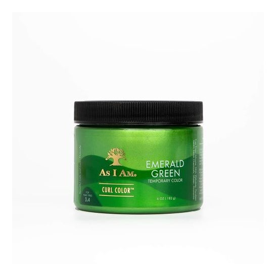 As I Am Curl Color Temporary Hair Color Emerald green 182 g