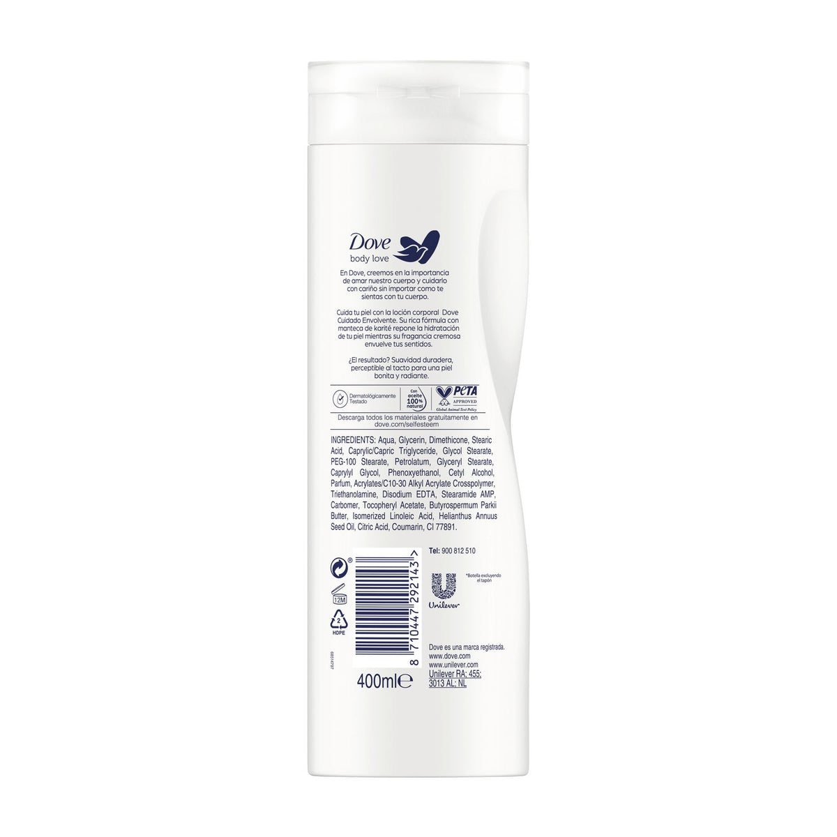 Dove Karité & Vainilla Loción Corporal Nutritiva 400ml
