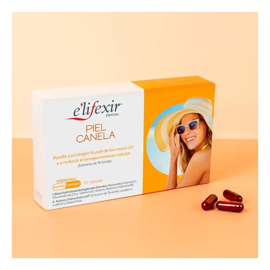 E'lifexir Piel canela Pack de 2 Envases x 40 Cápsulas