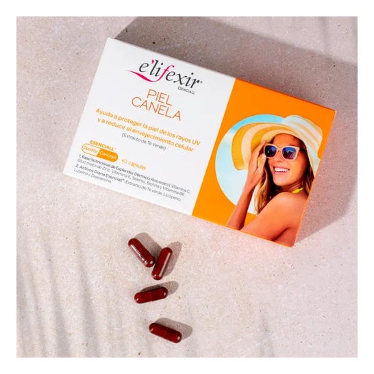 E'lifexir Piel canela Pack de 2 Envases x 40 Cápsulas