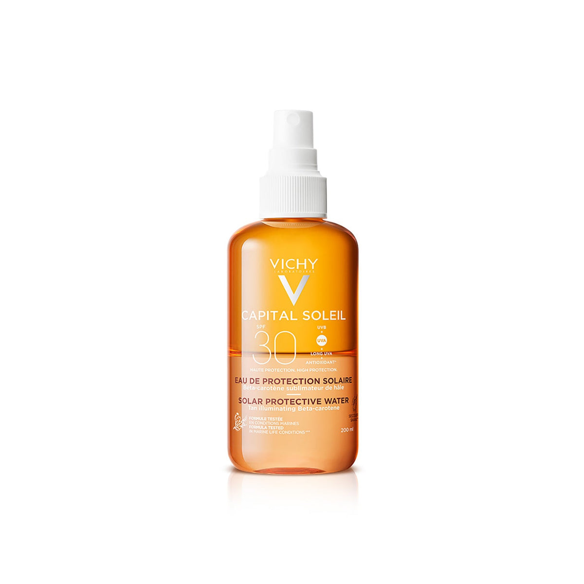 Vichy Capital Soleil Agua Solar Protectora Luminosidad SPF30 200ml