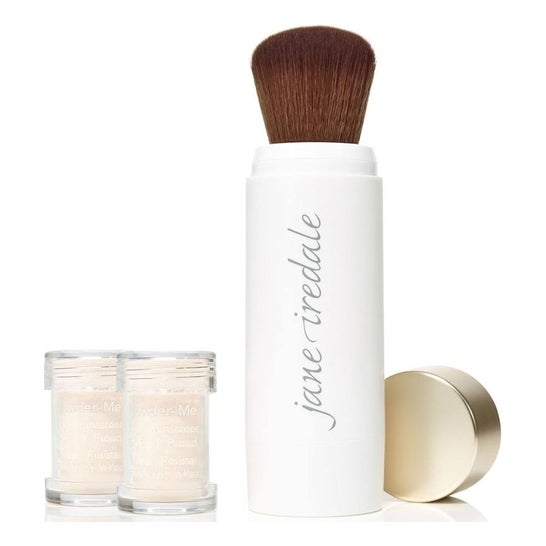 Jane Iredale Set Powder-Me Brush Spf30 + 2 Recargas Translucent