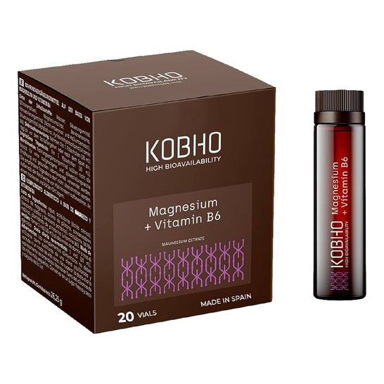 Kobho Magnesium + Vitamin B6 Líquido 20x25ml