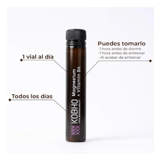 Kobho Magnesium + Vitamin B6 Líquido 20x25ml