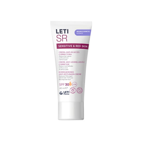 LetiSR Crema Anti-Rojeces Correctora SPF30 40ml