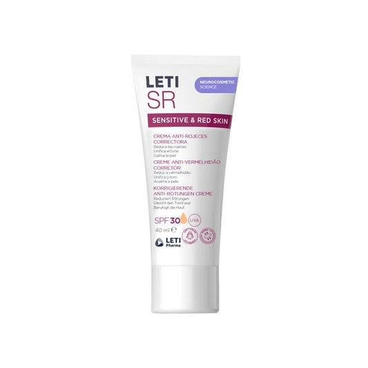 LetiSR Crema Anti-Rojeces Correctora SPF30 40ml