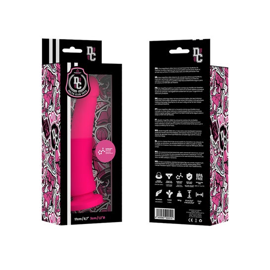 Delta Club Toys Dildo Rosa Silicona Médica 17x3cm 1ud
