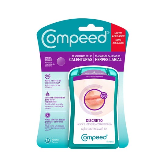 Compeed Tratamiento Calenturas - Herpes Labial Discreto 15uds