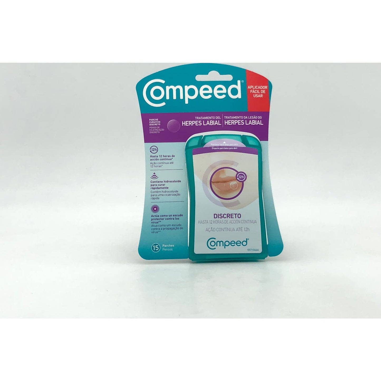 Compeed Tratamiento Calenturas - Herpes Labial Discreto 15uds