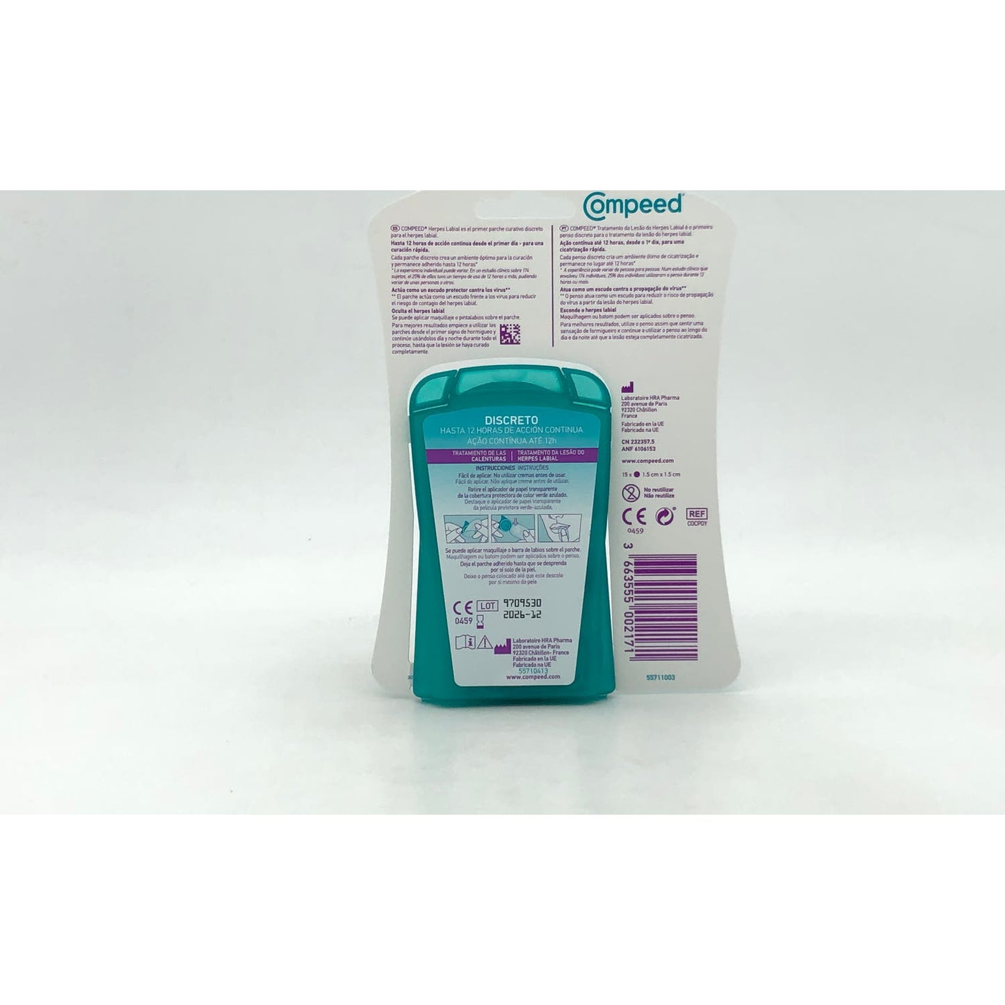 Compeed Tratamiento Calenturas - Herpes Labial Discreto 15uds