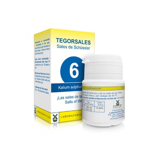 Tegor Tegor Sal 6 Kalium Sulphuricum 350comps