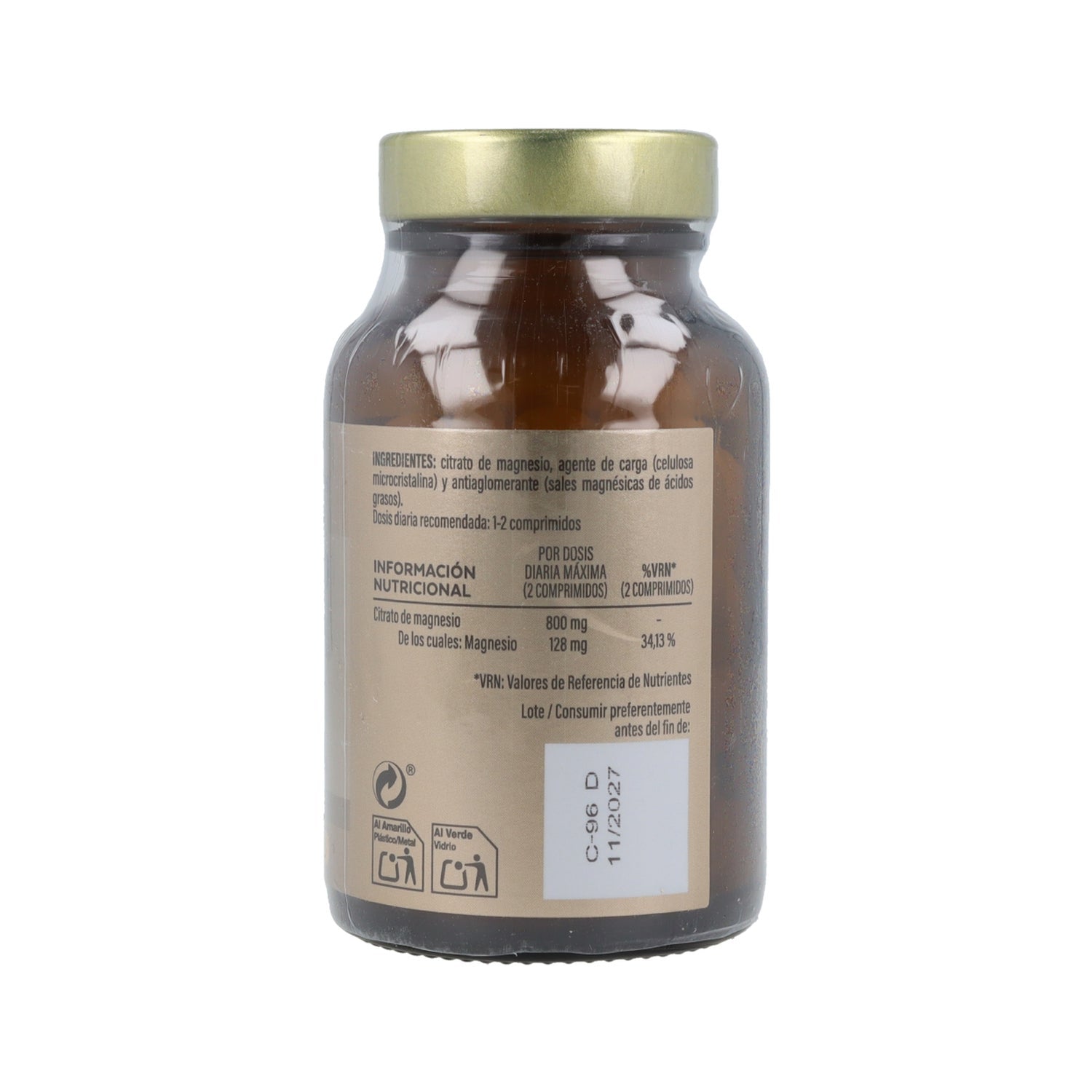 Gsn Citrato Magnesio 120caps