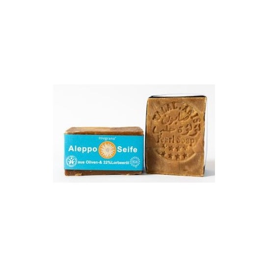 Finigrana Aleppo Seife Jabón en Barra Aceite de Oliva y Laurel 32% 165 g