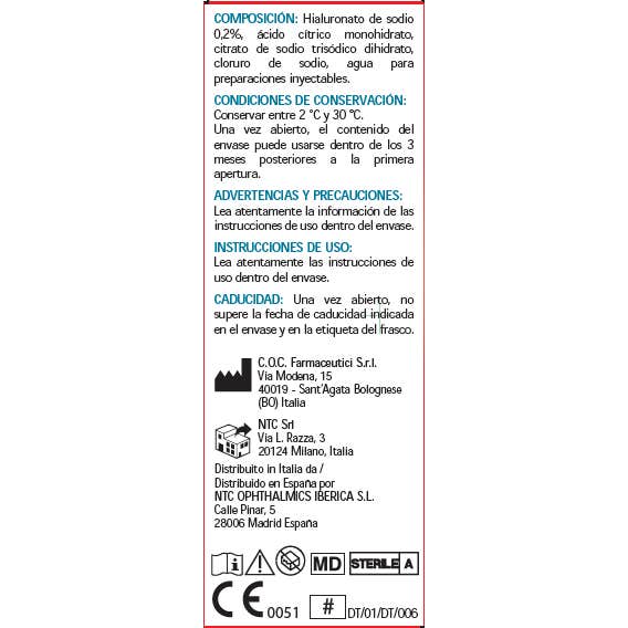 Puro New Solución Oftálmica 0,2% Hialuronato Sódico 10ml