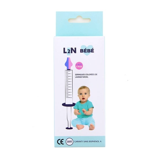 L2N Jeringa Lavado Nasal Bebé 1 Par