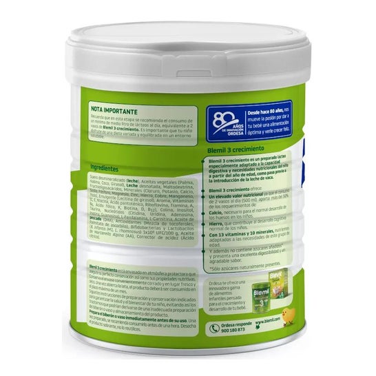 Blemil® Plus 3 Crecimiento 800g