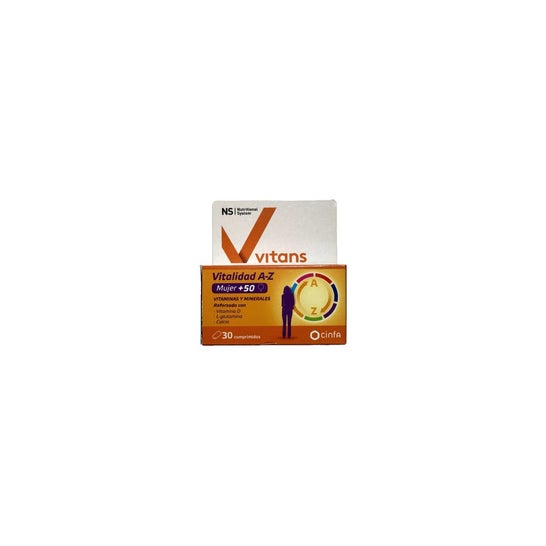 Nutritional System Vitans Vitalidad A-Z Mujer 50+ 30comp