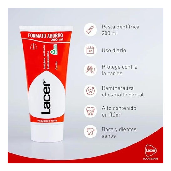 Lacer Pasta Dentífrica 200ml