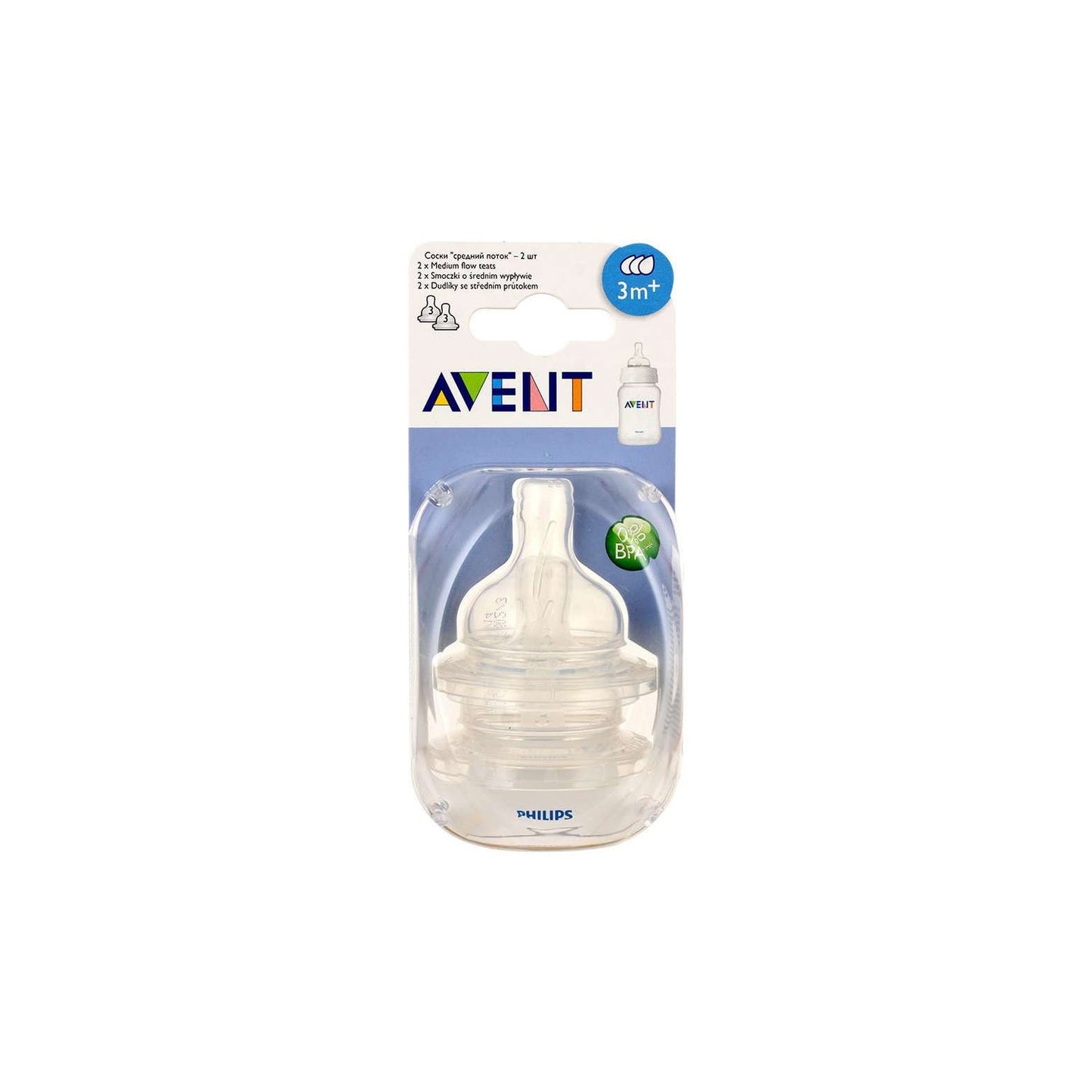 Avent Pack Tetinas Anitcólicos Flujo Rápido 6m+ 2ud
