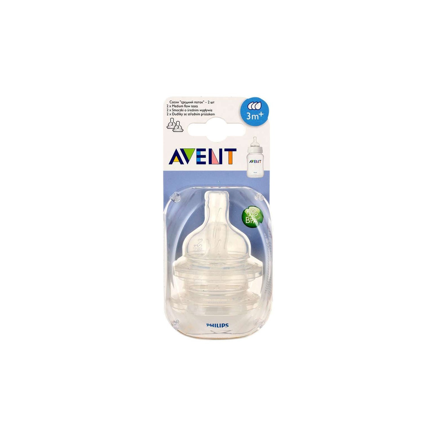 Avent Pack Tetinas Anitcólicos Flujo Rápido 6m+ 2ud