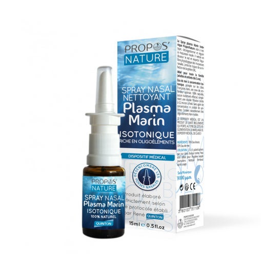 Propos Nature Spray Nasal Plasma Marino Isotónico Bio 15ml