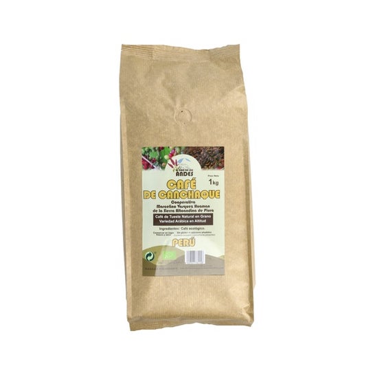 El Oro de Los Andes Café de Canchaque en grano 1 Kg
