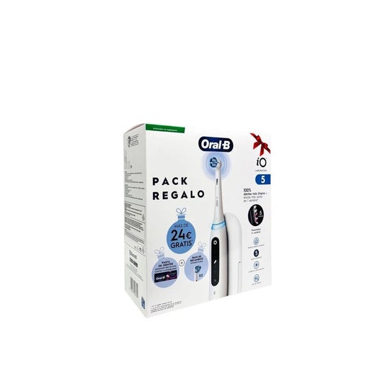 Oral-B Pack Io5 Laboratory 2 Cepillos + Recambios + Pasta