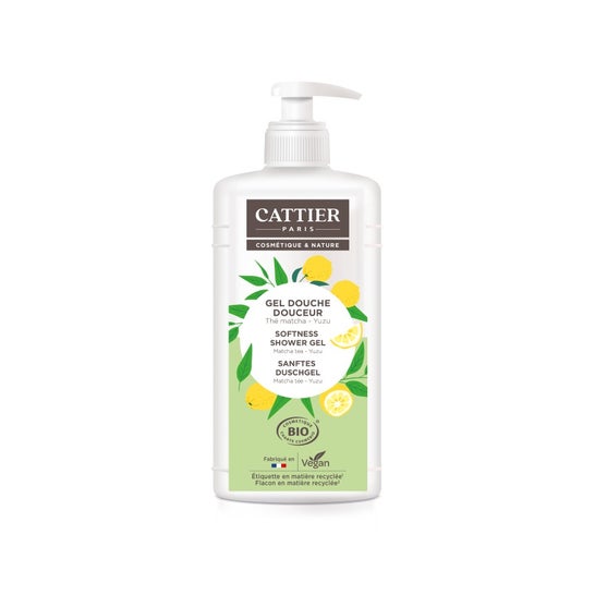 Cattier Gel Ducha Suave Thé Matcha-Yuzu BIO 1L
