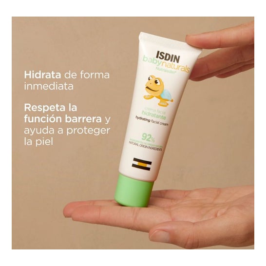 ISDIN Baby Naturals Crema Facial Hidratante 50ml