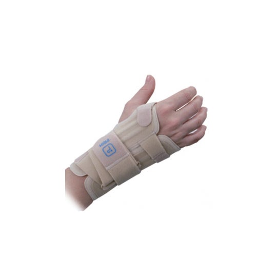 Airmed Muñequera Corta Mano Izquierda Beige Am203 Talla L(18-22 cm)