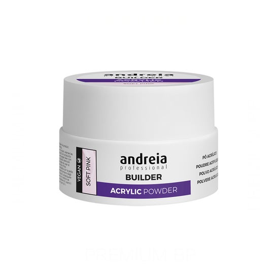 Andreia Professional Polvos Acrílicos Soft Pink 20 g