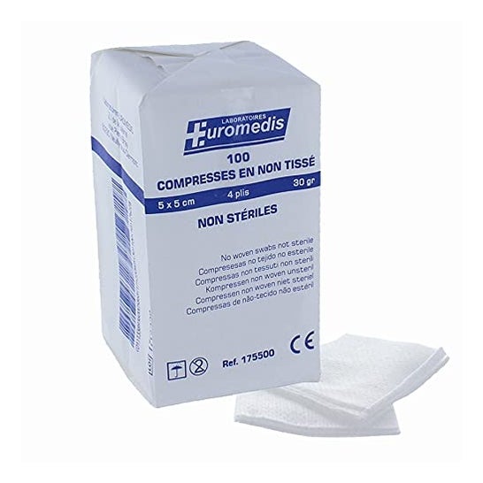 Euromedis Venda No Tejido No Estéril 5x5cm 100uds