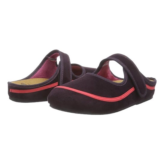Scholl Paxi Mule Violeta Rojo Talla 38 1 Par