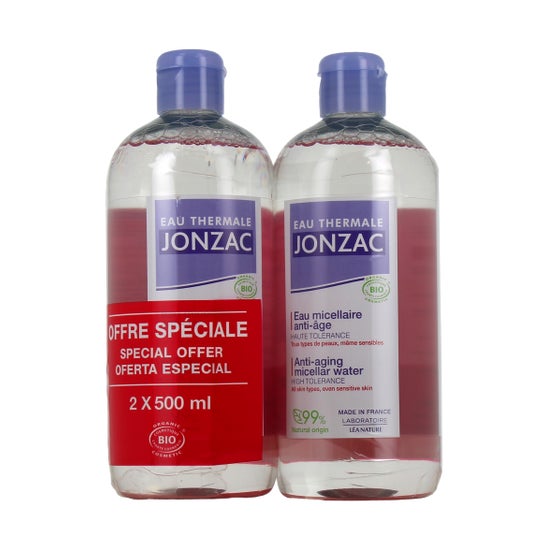 Jonzac Sublimactive Agua Micelar Antiedad 2x500ml