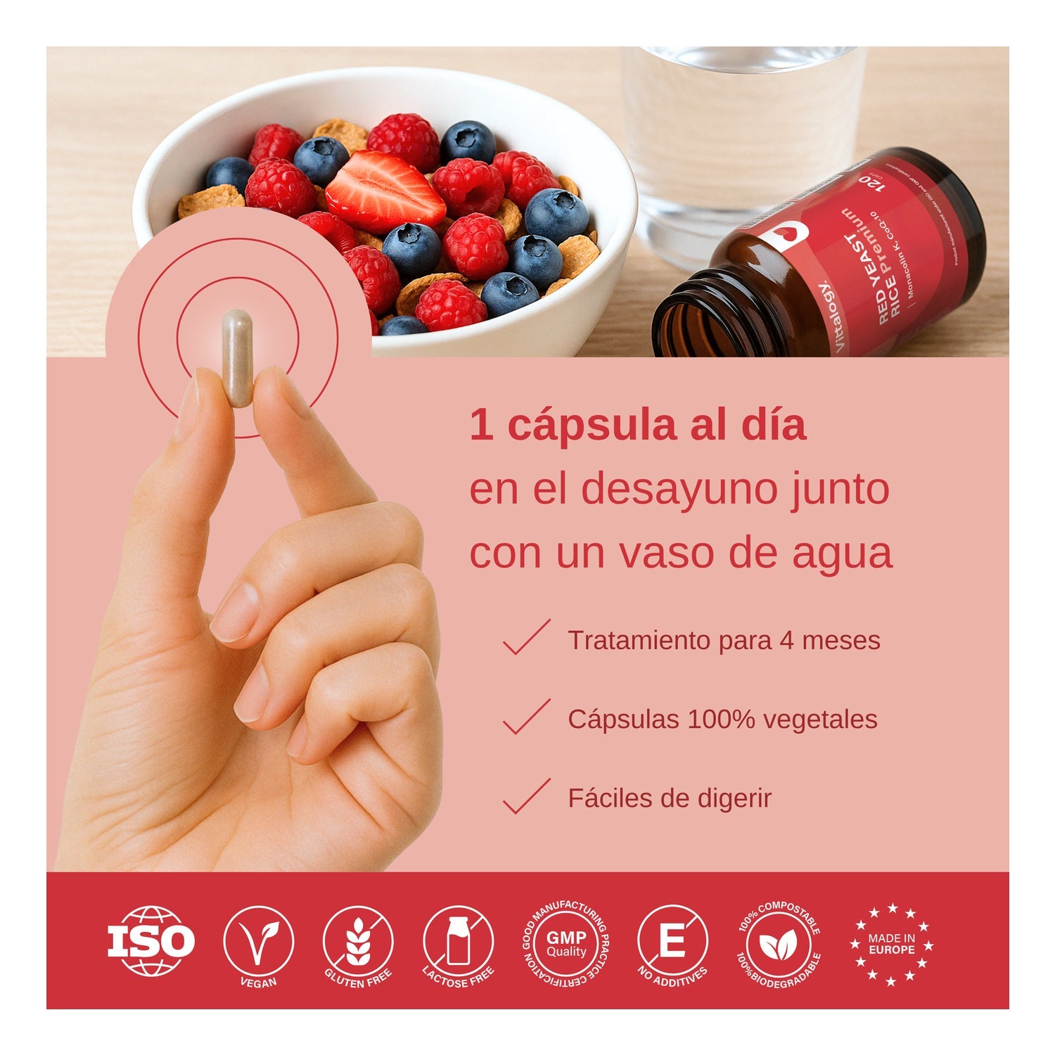 Vittalogy Red Yeast Rice Premium 120caps