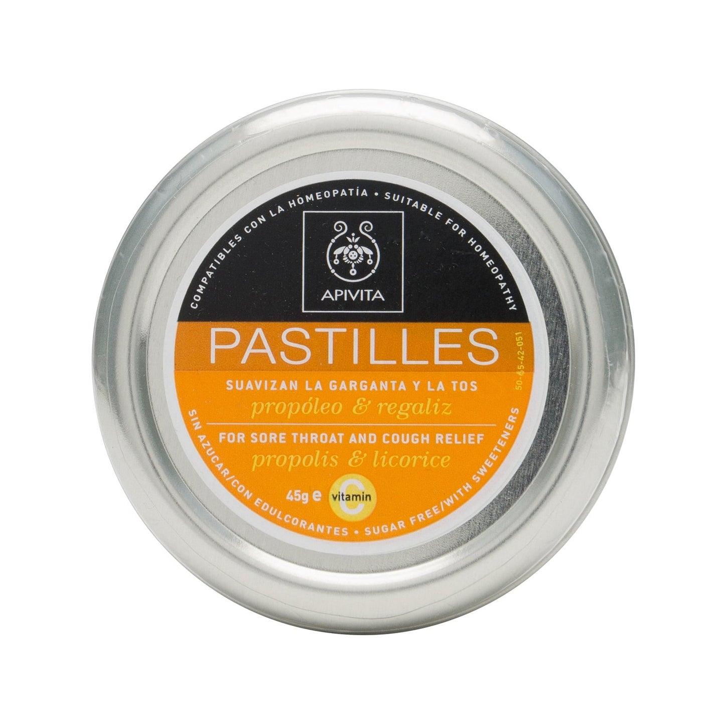 Apivita Para el Dolor de Garganta y Alivio de la Tos Regaliz 45g