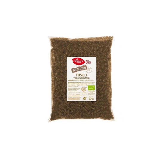 El granero Fusilli Trigo Sarraceno S/G 500 g