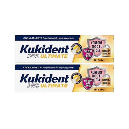 Kukident Pro Ultimate Sin Sabor 2x40g