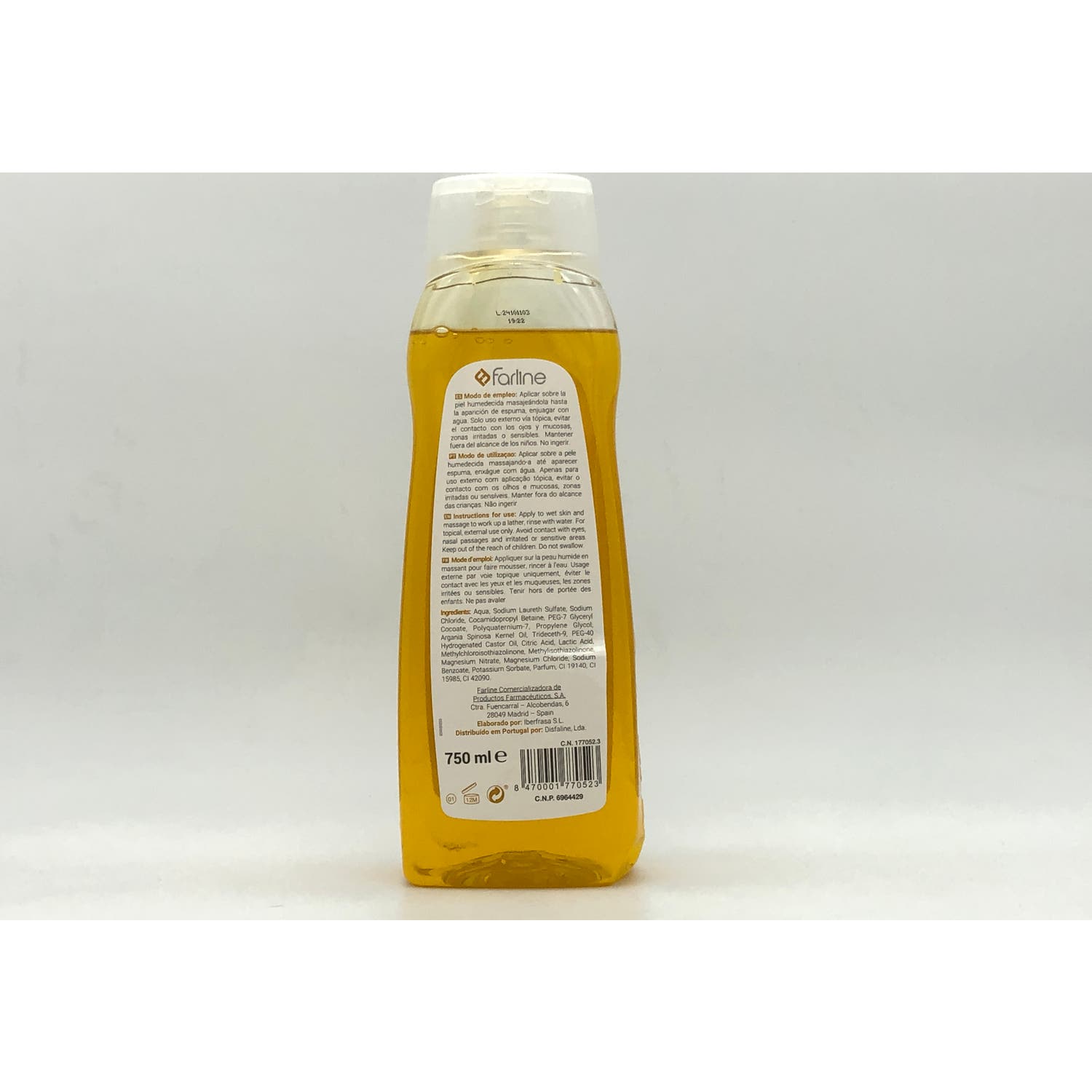 Farline Gel de Baño Argán 400ml