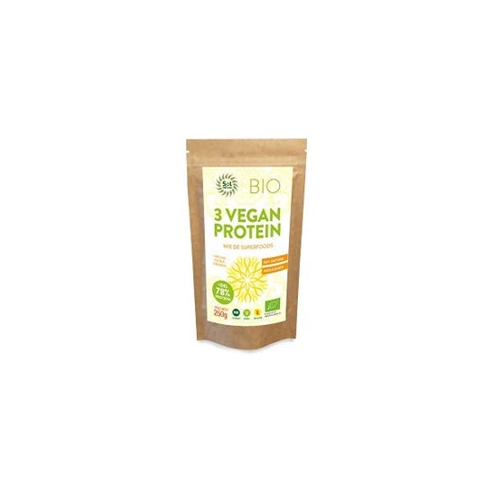 Solnatural Mezcla Superalimentos 3 Vegan Protein Bio 250g