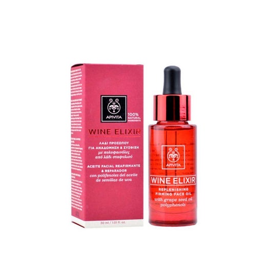 Apivita Wine Elixir Aceite Facial Reafirmante Reparador 30 ml